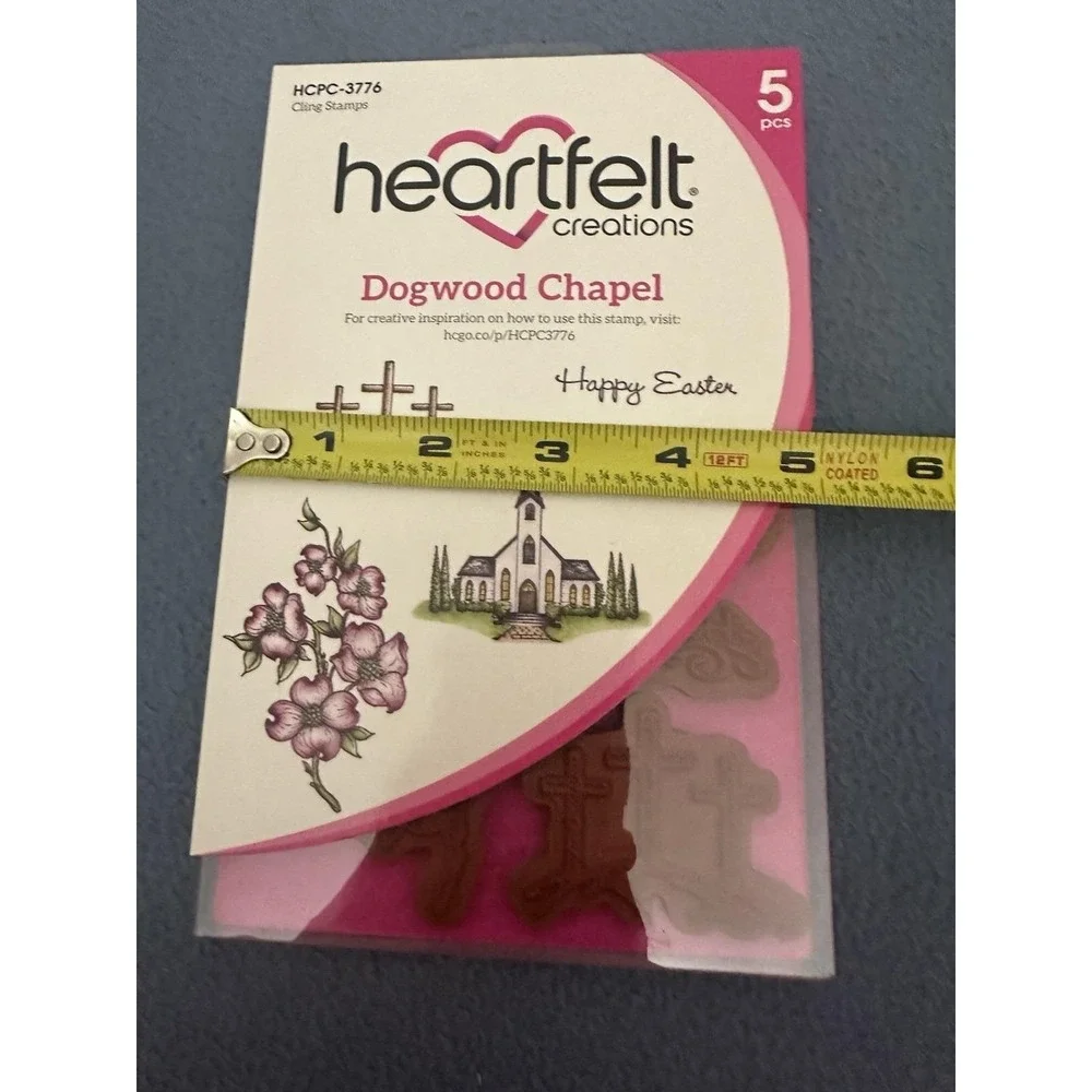 Heartfelt Creations Flowering Dogwood‎ Frame & Dogwood Chapel Cling Stamp Sets